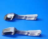 Custom Craft Stainless Flatware 12 Forks, 12 Spoons - 24 Pieces - SHIPS ... - $29.97