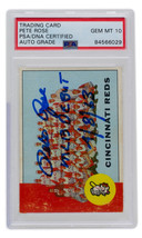 Pete Rose Signed 1963 Topps Reds Team #63 Baseball Card MLB Debut PSA / DNA-
... - £233.00 GBP