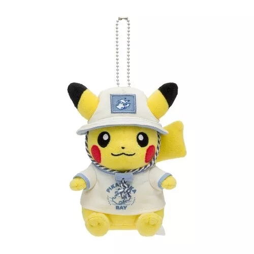 Keychain Bucket Hat Pikachu Tokyo Pika Bay Plush Japanese Pokemon Exclus... - £33.06 GBP