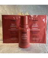 Aveda Deep MOISTURE Nutriplenish Shampoo 1.7oz + .34oz + Conditioner .34... - $9.85