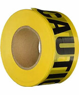 PT-100 Caution Barricade Tape, Yellow (2-Pack) - $319.70 MXN
