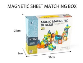 66 Pcs Magnetic Tiles Building Blocks Kids Toys Gifts For Boy Girls 3-9 Year Old - £18.64 GBP