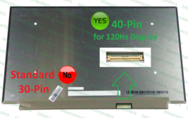 Gateway GWTN156-2BK 15.6&quot; Ips 120Hz Fhd Led Lcd Screen Display GWTN156-9BL - $84.15