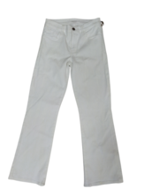 J BRAND Womens Jeans Selena Cropped Painted Blanc White Size 26W JB002028  - £69.77 GBP