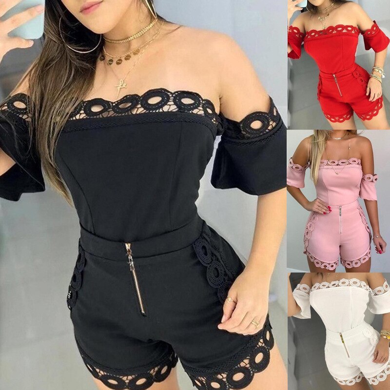 Strapless Lace Two Piece Set - $23.95