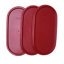 Tupperware Modular Mates Oval Replacement Top Lid Seal #1616 Dark Red - ... - $23.50 CAD