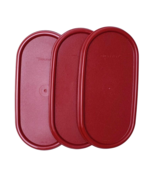 Tupperware Modular Mates Oval Replacement Top Lid Seal #1616 Dark Red - ... - $23.50 CAD