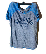 G-III Women&#39;s San Diego Chargers Team Pride Short-Sleeve Top XL - $345.89 MXN
