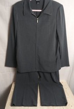 Rafaella SZ 12 Pant Suit - Blazer Jacket Semi-Dressy Casual Soft Gray - £19.46 GBP