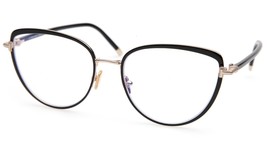 NEW TOM FORD TF5741-B 001 Black Eyeglasses Frame 55-17-140mm B46mm Italy - £121.13 GBP