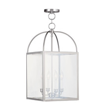 Livex 4 Light Pendant in Brushed Nickel - $8,548.50 MXN