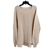 Anthropologie T.La Cream Boucle Sweater Medium New - £29.72 GBP