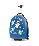 16 Inch Kids Carry-On Luggage Hard Shell Suitcase with Wheels-Blue - Col... - $1,366.27 MXN