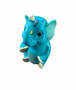 Greatest Show On Earth Blue Elephant Flip Top Cup Mug 2000 Vintage Ringl... - $19.79