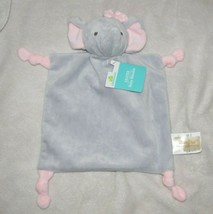 DANDEE DAN DEE PINK GRAY ELEPHANT SECURITY BLANKET LOVEY KNOT RATTLE TOY... - $44.54