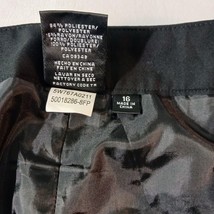 Nine West Women's Back Zip & Side Slit Black Skirt Only Size 16 image 4