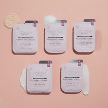 (2) VOESH Pedi in a Box O2 Fizz, Raspberry Sorbet, Detoxifying Spa Pedicure  image 2
