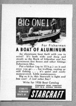 1956 Print Ad Starcraft Boat of Aluminum for Fishermen Goshen,IN - $8.45