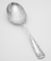1895 ANTIQUE SHELL BOWL SERVING SPOON BRIDGEPORT SILV CO IRVING 8¾” SILV... - $89.09