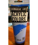 Sargent Art Acrylic Colors Paint Tube 120 ml Cobalt Blue Hue Non Toxic New - $10.42 CAD