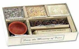 Frank, Gum Damar, Gum Benzoin, Gum Copal Resin Set w/Charcoal &amp; Burner! - $451.83 MXN