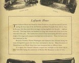 Lafayette House Menu Boston &amp; Providence Highway Foxboro Massachusetts 1... - £50.60 GBP
