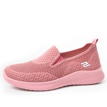 summer women sneakers slip on soft women&#39;s shoes flat casual sock shoes Ladies M - £22.84 GBP