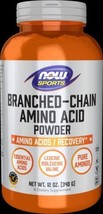 Now Foods Sports Branched Chain Amino Acid Powder 12 oz 340 g GMP Quality - $32.99