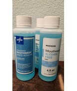 *3-Bottles* Medline &amp; McKesson Mint Fresh AlcoholFree Mouthwash 4.0 Oz C... - $468.51 MXN