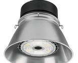 Commercial Electric 13.4&quot; Round Integrated LED Adjustable Bean Brushed N... - $101.77