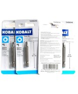 4 Count Kobalt 0459046 2 Inch Power Bit Number 1 Square Recess High Grad... - €13,63 EUR