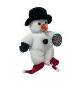 Snowman Plush Holiday Giggle Electronic Bounce Me 8.5 inch Tested Fun - £7.29 GBP
