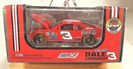 1998 Revell Collection COCA-COLA #3 Dale Earnhardt 1:64 Stock Car w/Display Case - £13.71 GBP