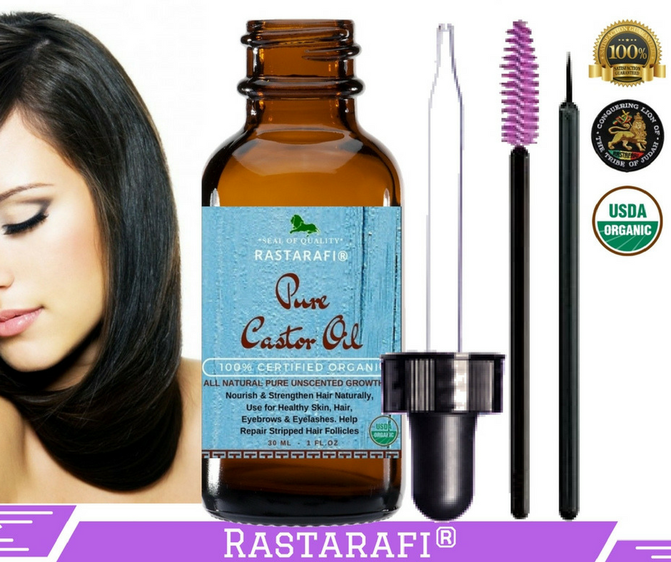 Rastarafi® Premium Organic Castor Oil | Eyelashes Growth Stimulator - $8.95+