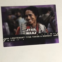 Star Wars Rise Of Skywalker Trading Card #99 Lieutenant Tyce Purple Background - £1.55 GBP