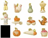 Lenox Autumn Delights Mini Tree Ornaments 11 Thanksgiving Missing Squirr... - $104.50