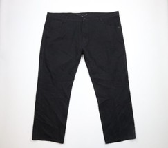 Vintage Rocawear Mens 52x31 Distressed Baggy Fit Wide Leg Denim Jeans Black - $59.35