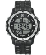 I.N.C. Men&#39;s Black Silver Resin Silicone Strap 46mm Digital Sports Watch... - £31.46 GBP