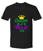 Queen of Mardi Gras, black Premium Tee. Model 60058  - £23.59 GBP