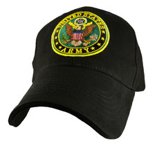 ARMY GOLD SEAL LOGO EMBROIDERED MILITARY HAT CAP - £26.57 GBP