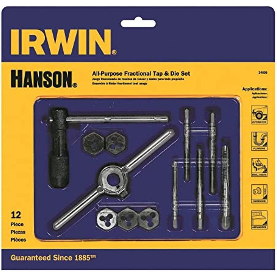 Irwin Fractional Tap And Hexagon Die -Best 5 Set - $47.22