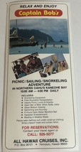 Vintage Captain Bob’s Brochure Hawaii BRO10 - £8.18 GBP