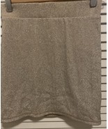 Forever 21 Women’s Sparkly Mini Skirt Stretchy Pink Silver Metallic Size... - $21.82 CAD