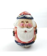Vintage Russian Santa Claus Hand Painted Carved Old World Artwork Signed - £59.82 GBP