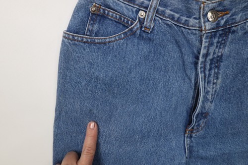 Vintage 90s Y2K Streetwear Womens 7 / 8 Distressed Relaxed Babydoll Denim Jeans Item image 8