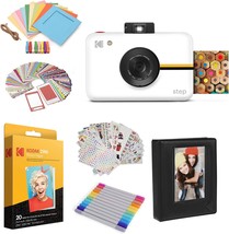 Zink Kodak Step Instant Camera With 10Mp Image Sensor, Zink Zero Ink, Stickers. - £120.46 GBP