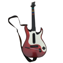 Playstation 3 Red Guitar Hero 5 Wireless PS2 PS3 Rockband No Dongle Unte... - $18.71