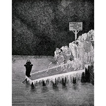 Posterazzi The Banks of the Styx by S. H. Sime 1867 to 1941 English Arti... - $38.81