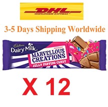12 Piece Cadbury Dairy Milk Marvelous Creations Jelly Poppin Candy 38 gm... - £45.12 GBP