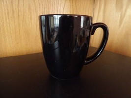 1# Corelle Coordinates Stoneware Black 10oz Coffee Cup Excellent - £3.56 GBP